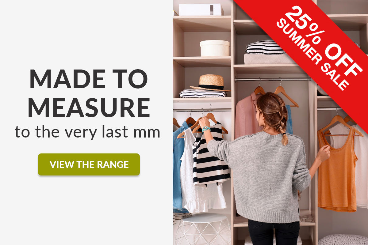 made to measure wardrobes - summer offer