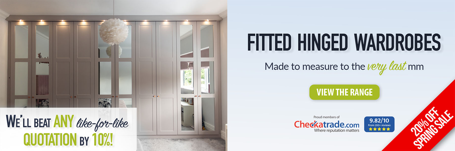 Fitted Hinged Banner - Spring - Desktop