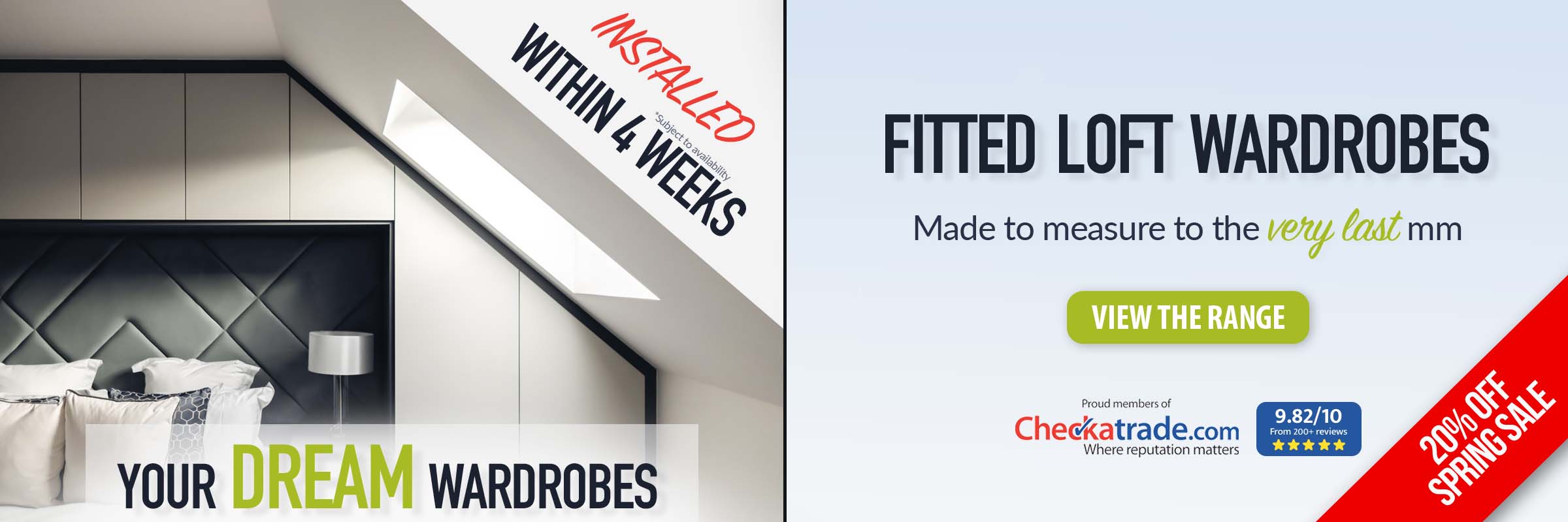 Fitted Loft - Banner - Spring - Desktop